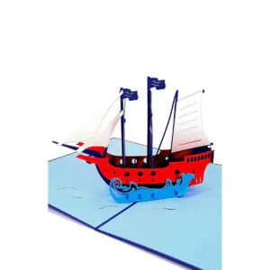 3D Přání - Pirátská loď