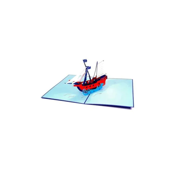 3D Přání - Pirátská loď