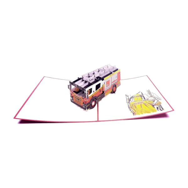 3D Přání - Hasičské auto