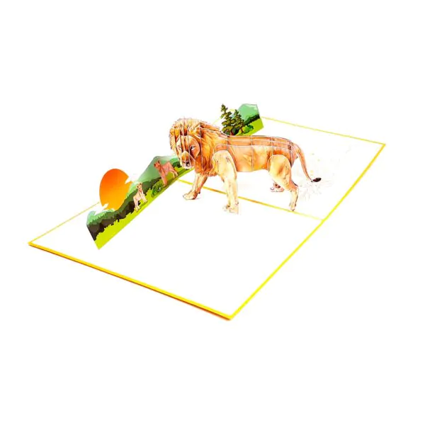 3D Přání - Lev