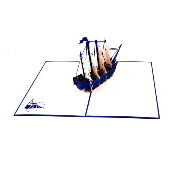 3D Přání - Plachetnice