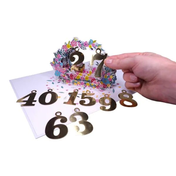 3D Přání – Přepínatelná čísla