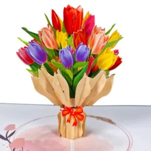 3D Přání - Tulipány